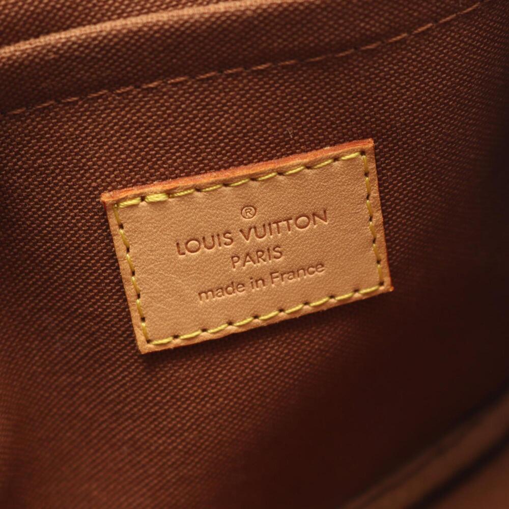 LOUIS VUITTON Authentic Brown Monogram Leather Fanny Pack - Picture 4 of 8
